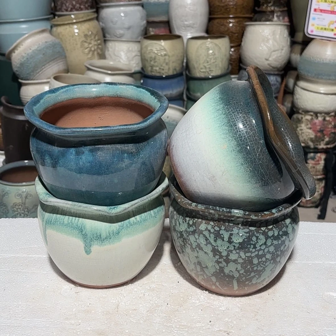 【闪购商品】紫砂花盆16*13尺寸四个