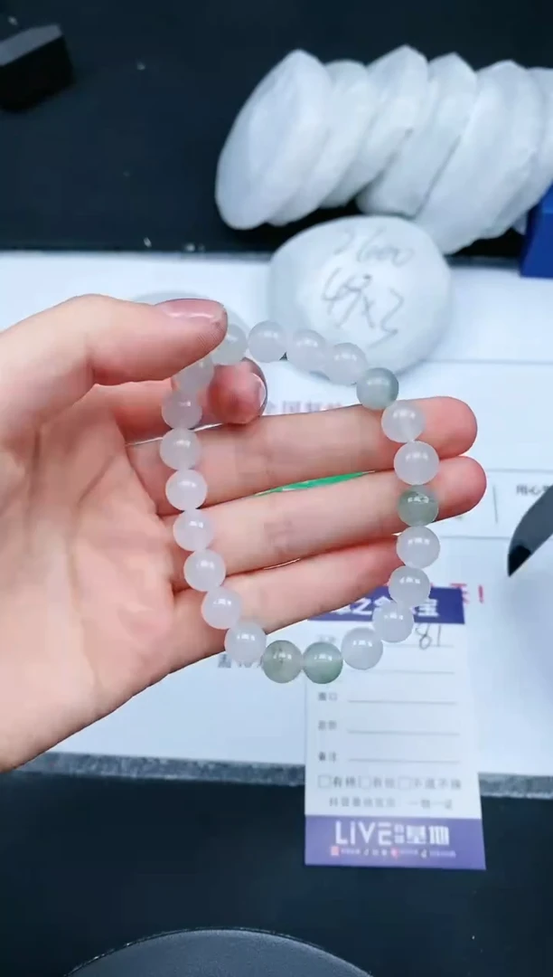 【闪购商品】石英质玉手链未镶嵌手串
