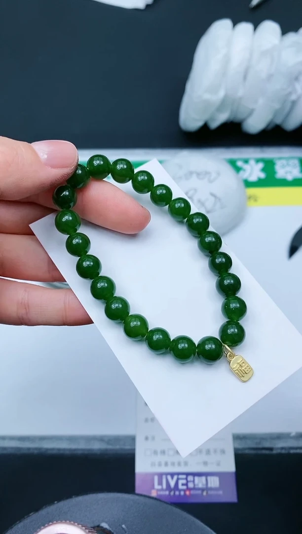 【闪购商品】石英质玉手链未镶嵌手串