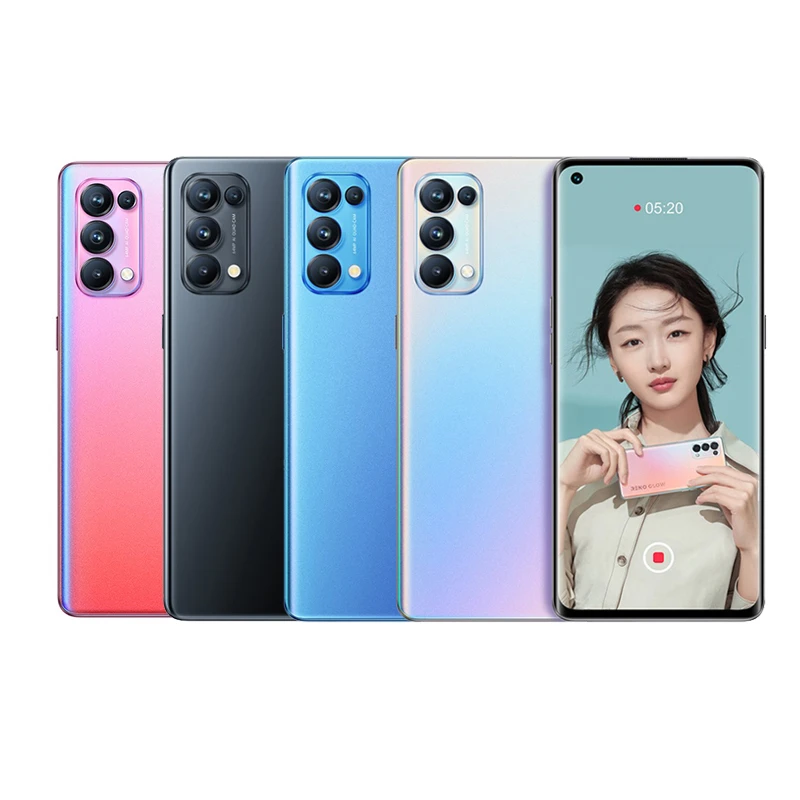 9新 OPPO Reno5Pro 直播NFC双卡5G曲面屏天玑1000+四摄拍照二手机