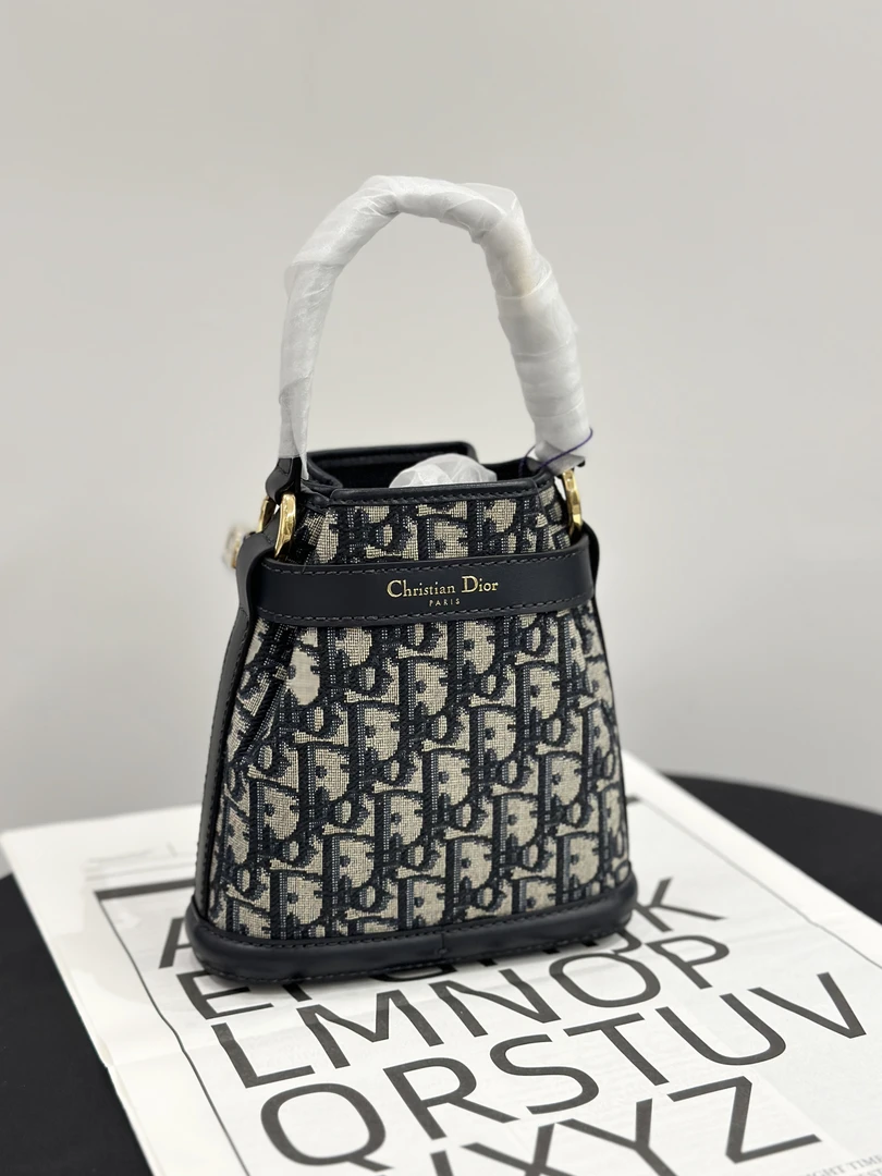 全新未使用 DIOR/迪奥 24年新品 老花蒙田水桶包 大全套 拍下送检