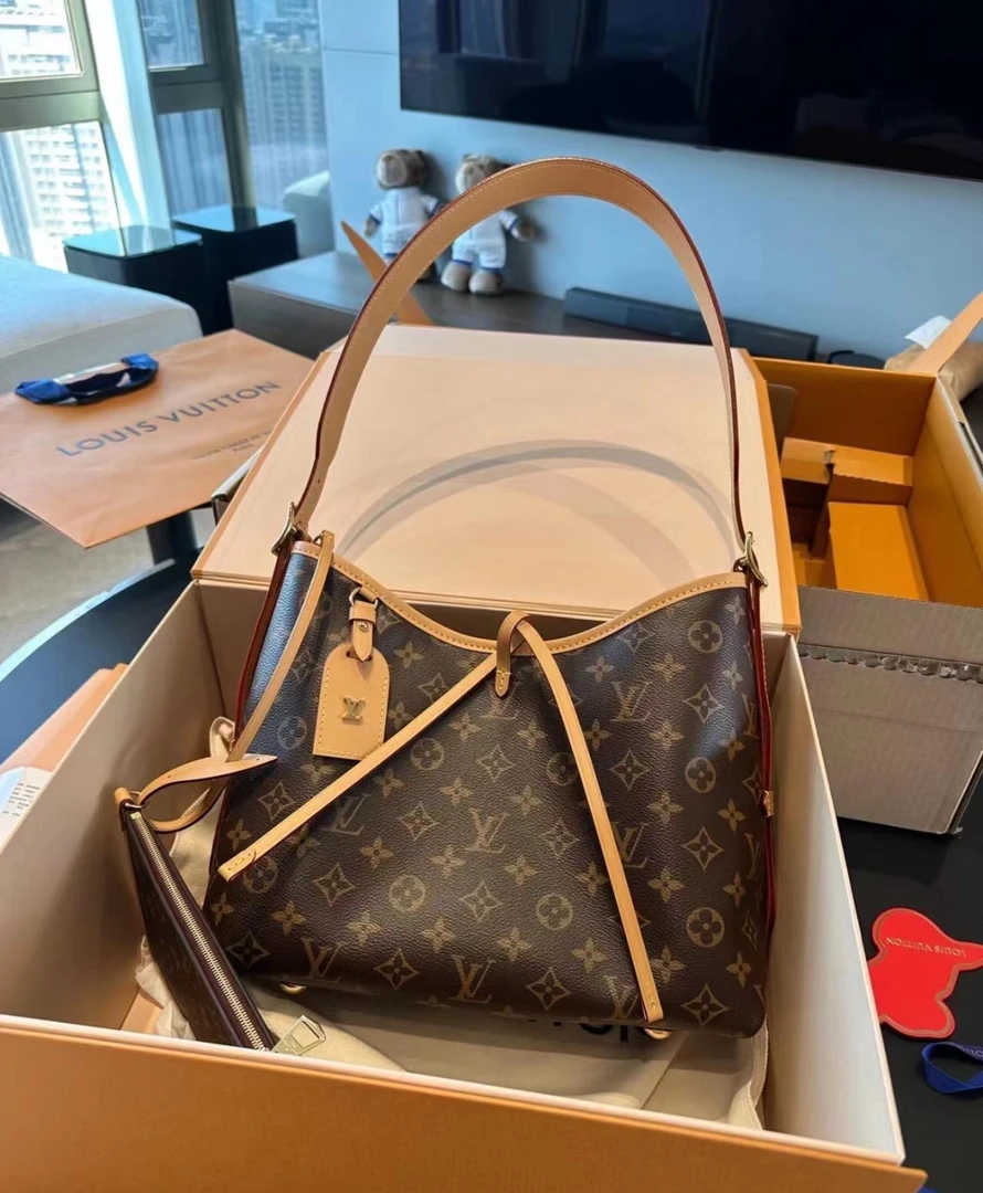 全新未使用 LouisVuitton/路易威登 小号carryall 全套 拍下送检