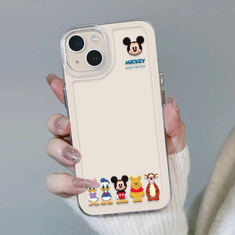 迪士尼维尼熊iPhone14promax手机壳131211透明xrxs防摔78plus手机