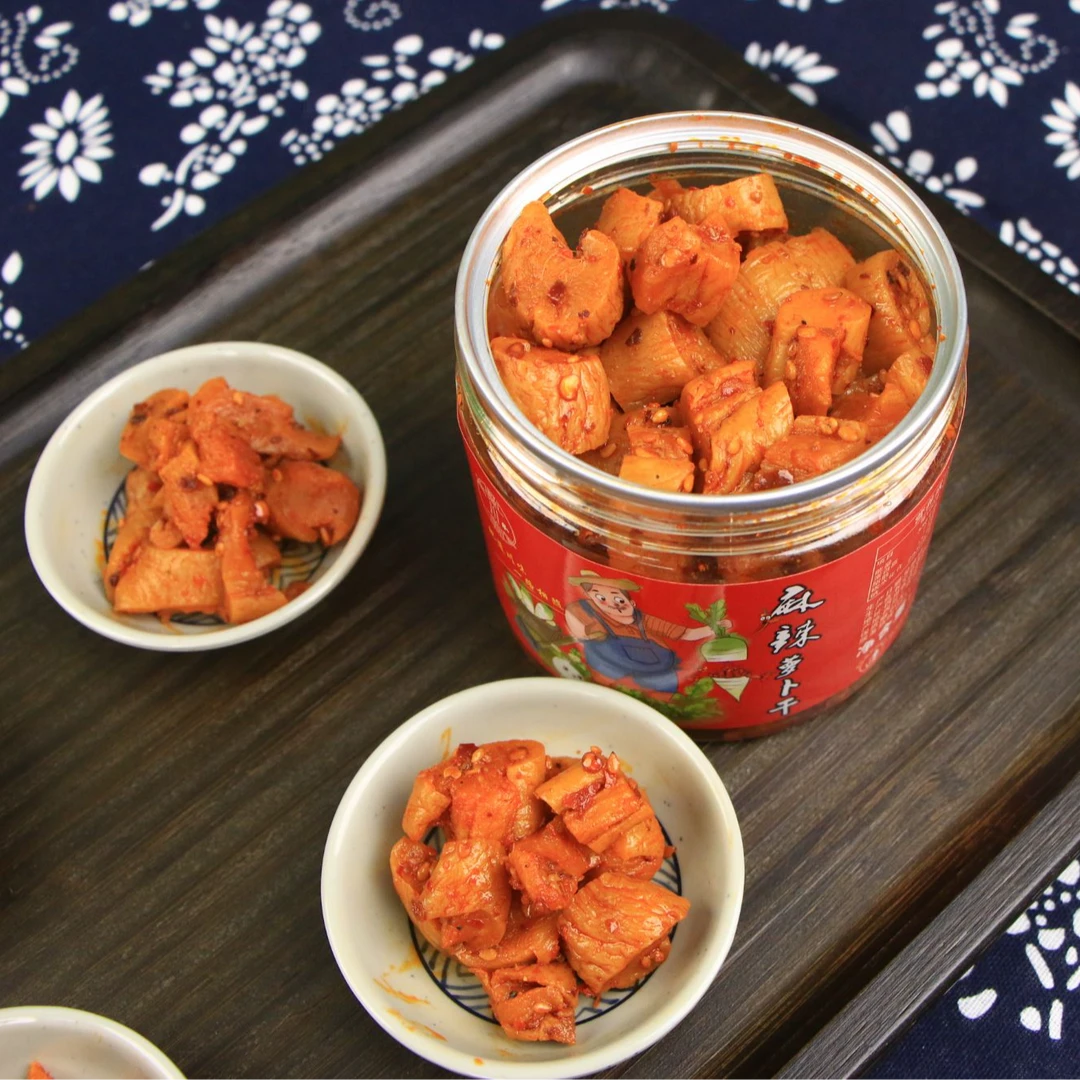 厨川随脆萝卜干麻辣下饭菜泡菜榨菜零食萝卜干香辣脆下饭菜