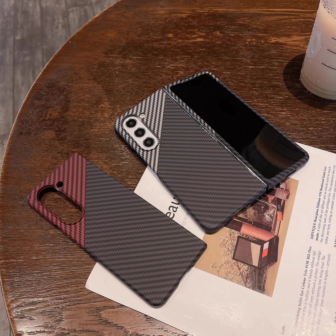 碳纤维纹适用三星z fold6手机壳新款fold5/4/3潮牌防摔w24/23/22