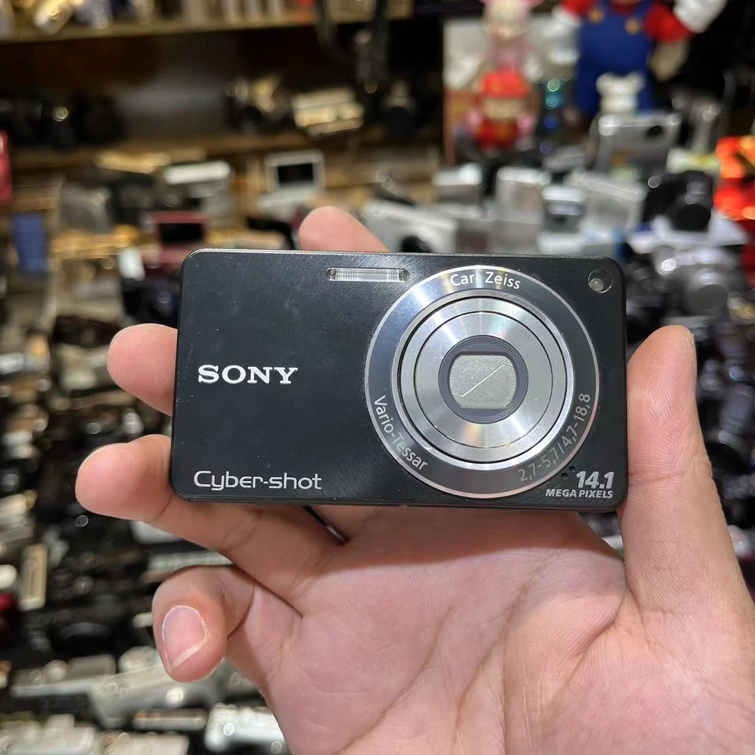 95新 Sony/索尼 索X尼W350小长焦数码相机 配件齐全