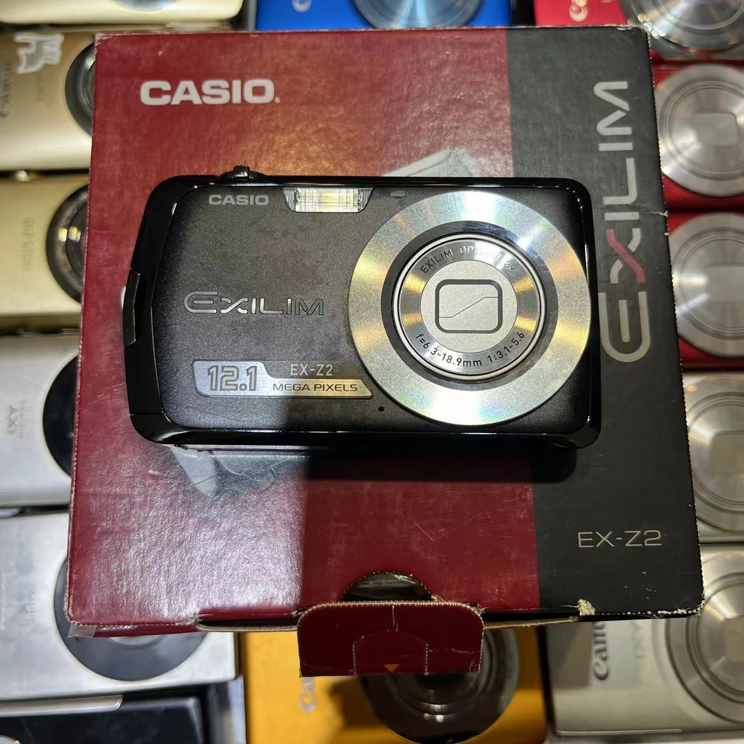 9新 Casio/卡西欧 卡西欧Z2小长焦数码相机 箱说齐全 配件齐全