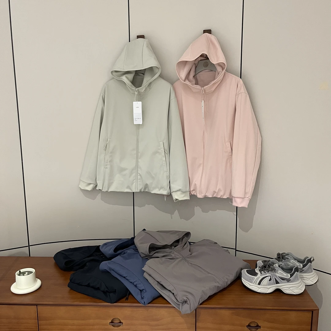 FUJIA STYLE新款气质休闲韩版简约户外连帽外套W972150