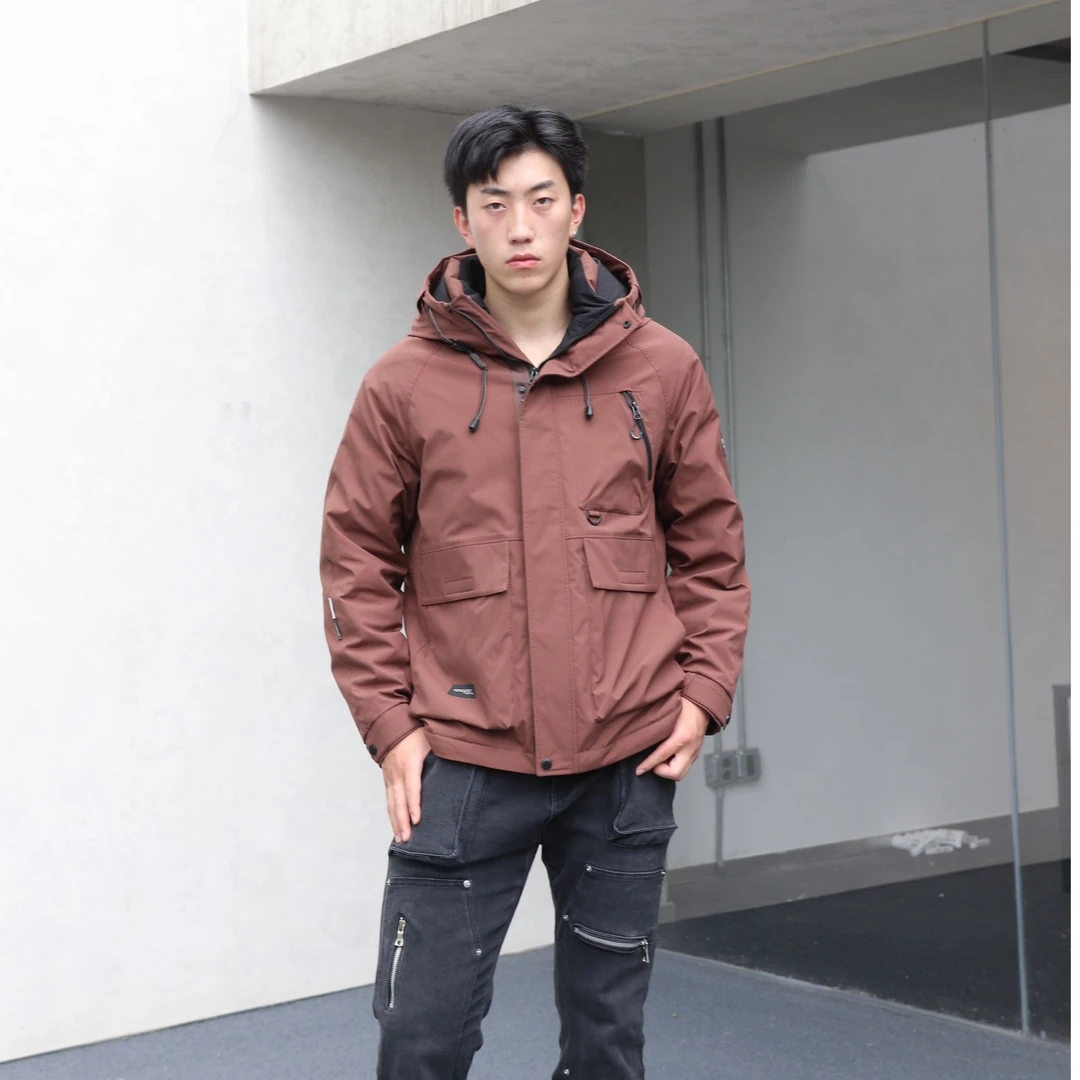 LINGWANG/翎王 2024男士时尚商务羽绒服-411 90%白鸭绒 冬季