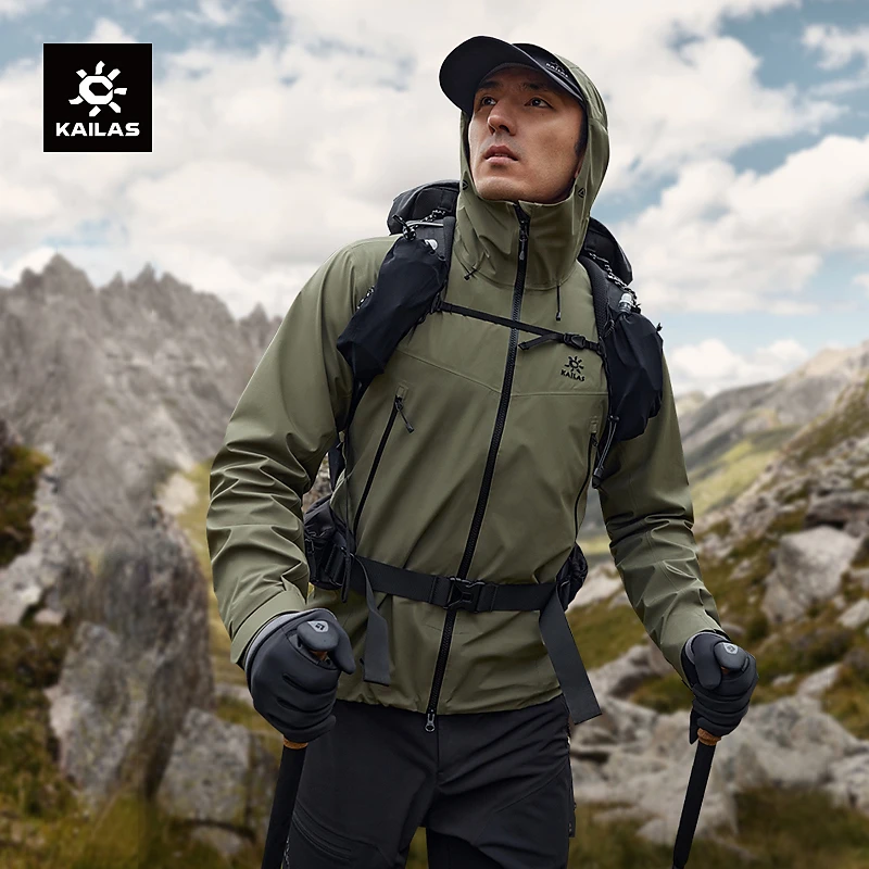 KAILAS凯乐石 男款户外运动徒步博格达防风保暖冲锋衣 KG2341108