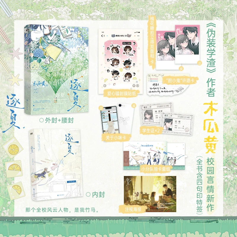 官方正版】逐夏木瓜黄青春校园新作这题超纲了伪装学渣实体书