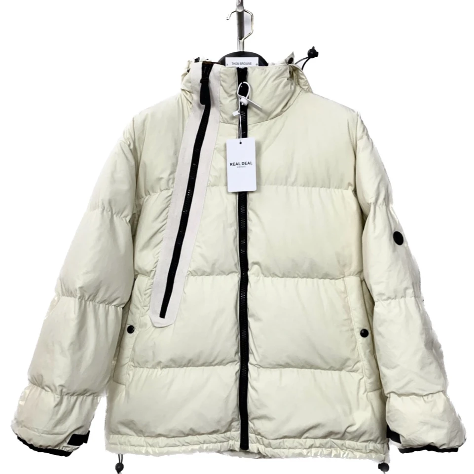 99新 001356 Louis Vuttion 路易威登白色内里老花羽绒服 36码