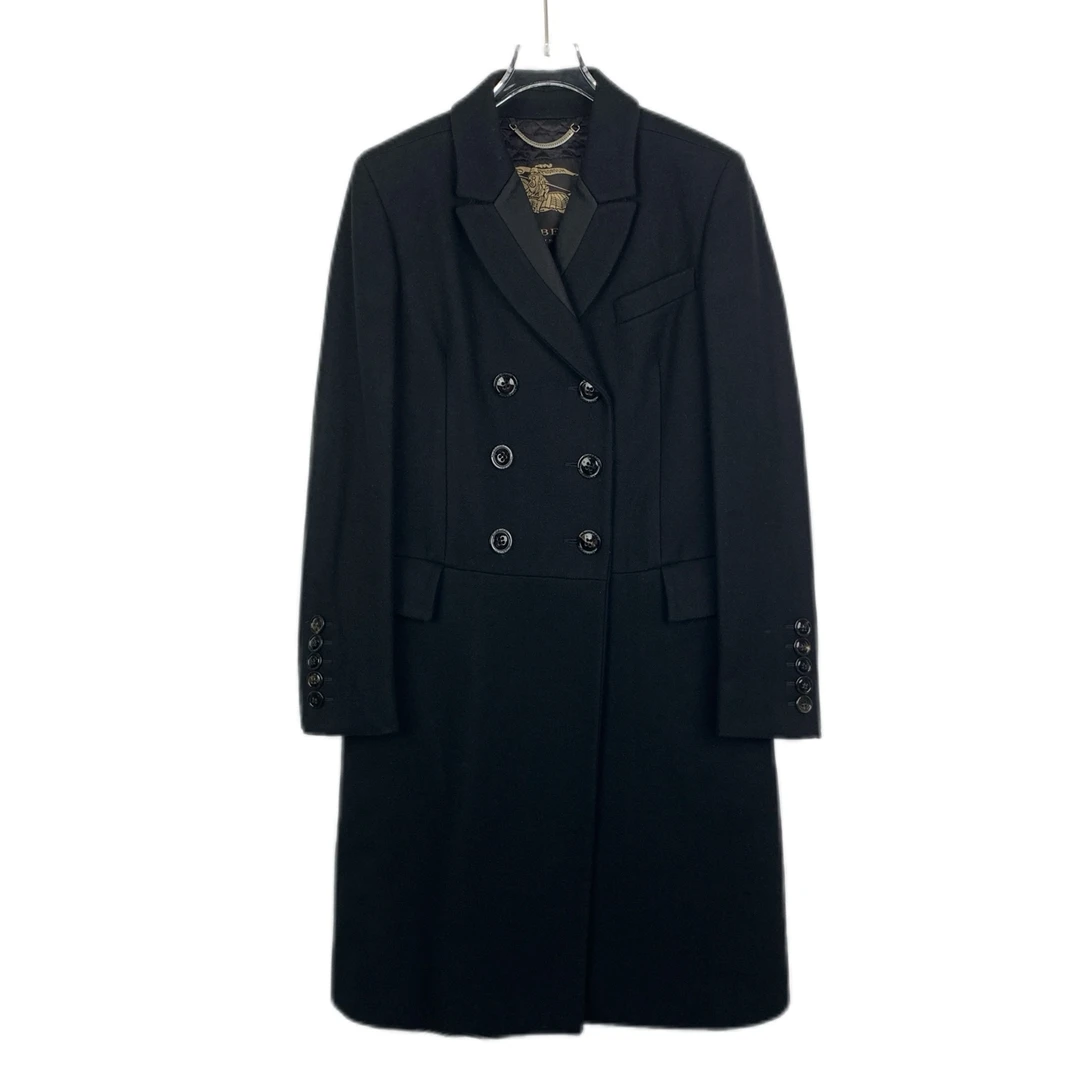 99新 HM 012324 Burberry 博柏利 翻领双排扣羊毛妮子大衣 38码