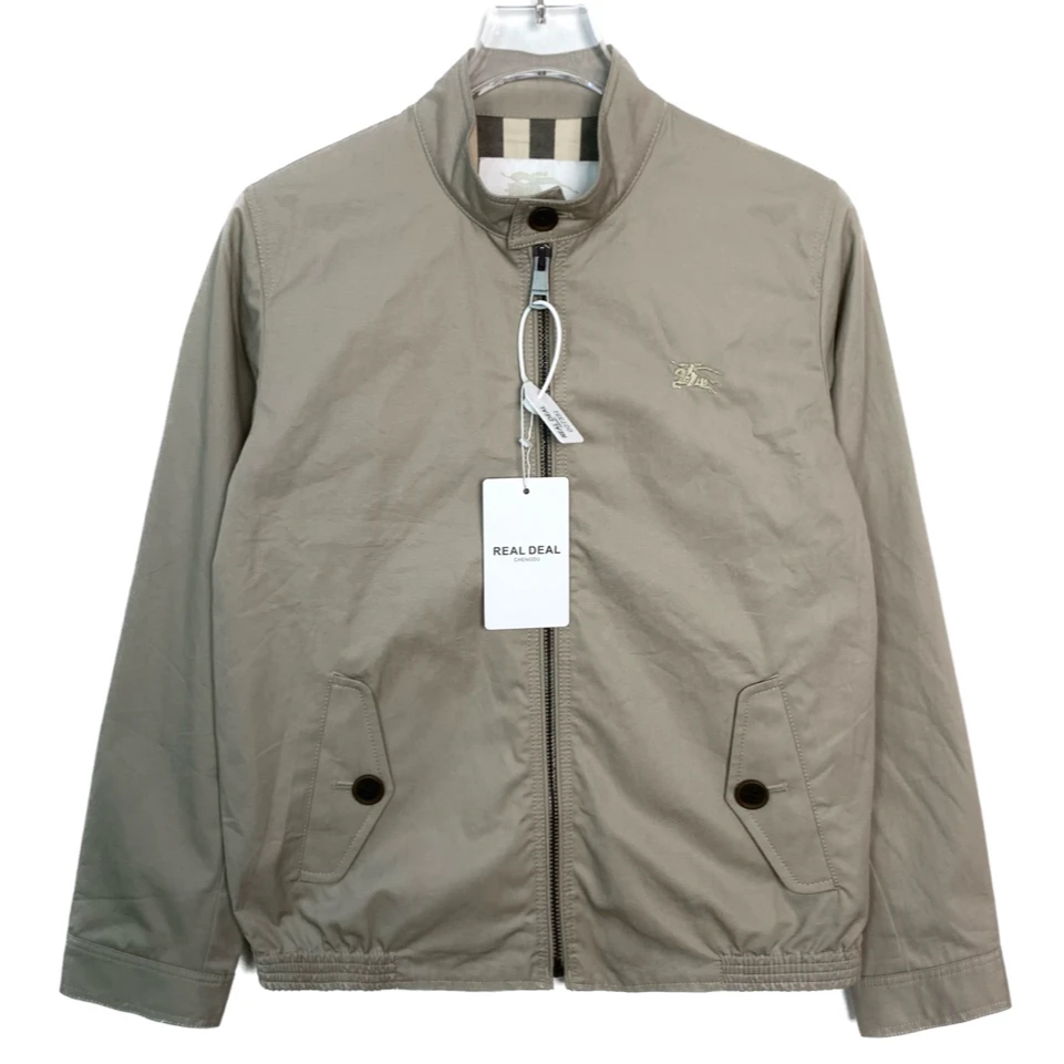 99新 HM 007351 Burberry博柏利 战马刺绣立领拉链外套  12Y码