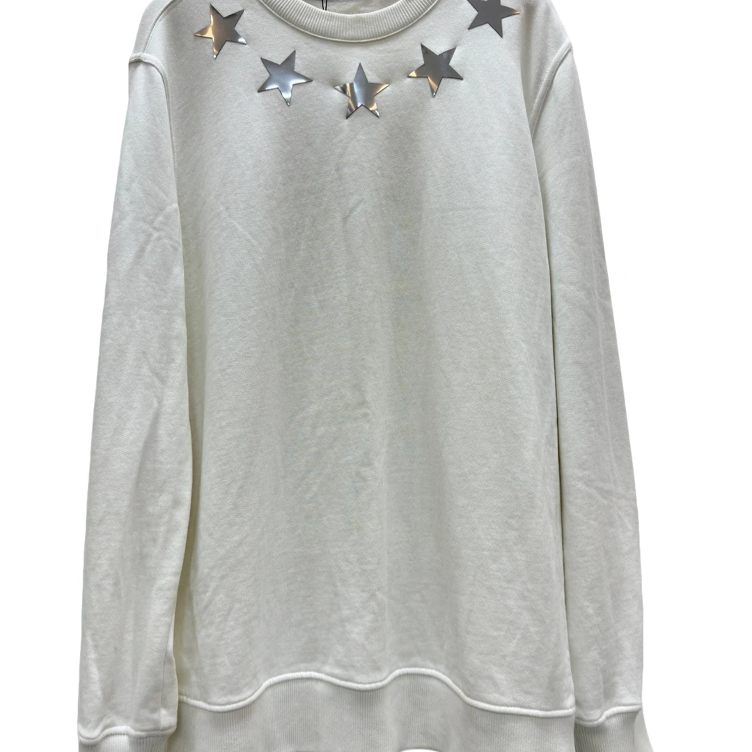 95新 XH 001961 GIVENCHY 纪梵希 经典圆领星星贴花卫衣 S码