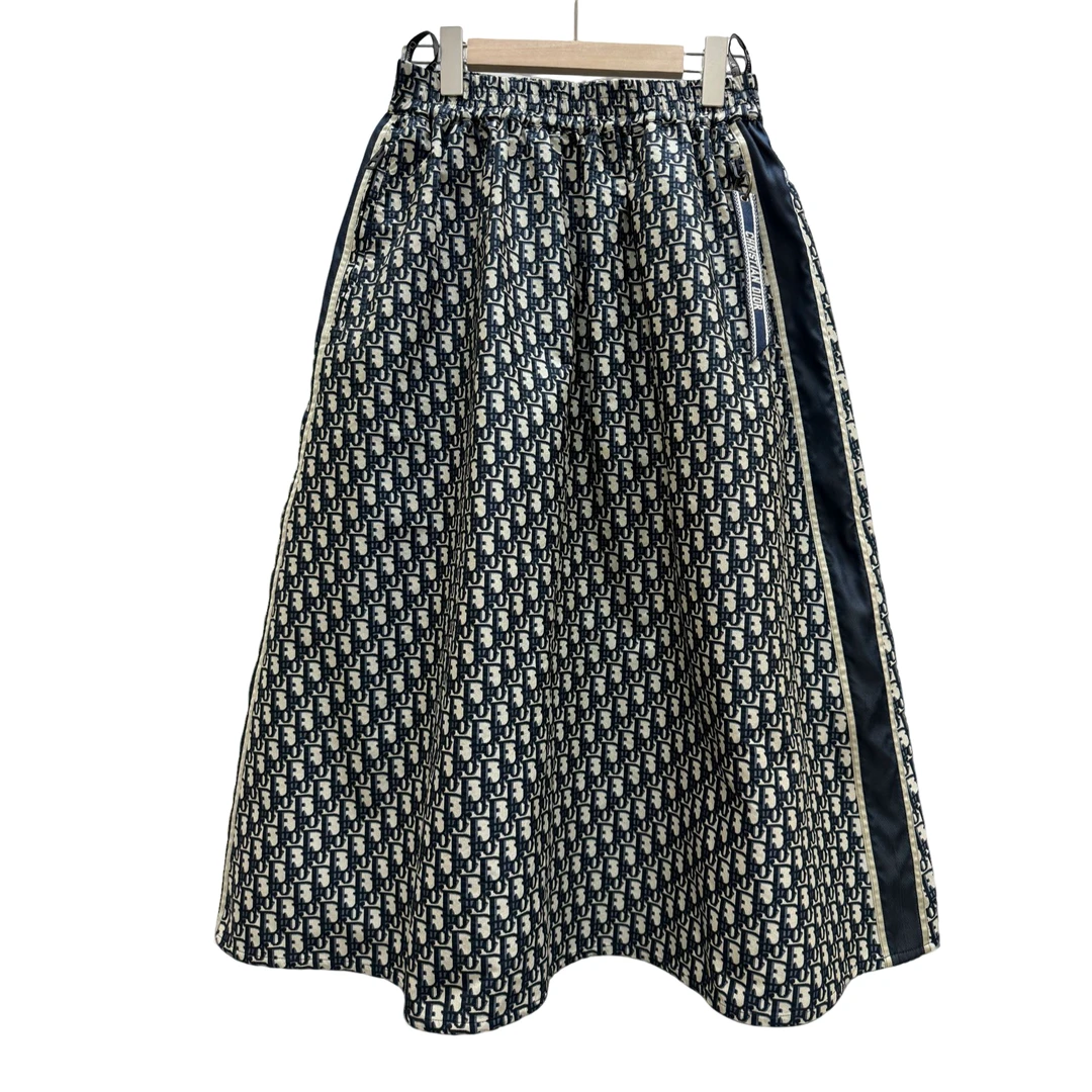 99新 XH 001848 Dior 迪奥 大摆满印logo裙 38码