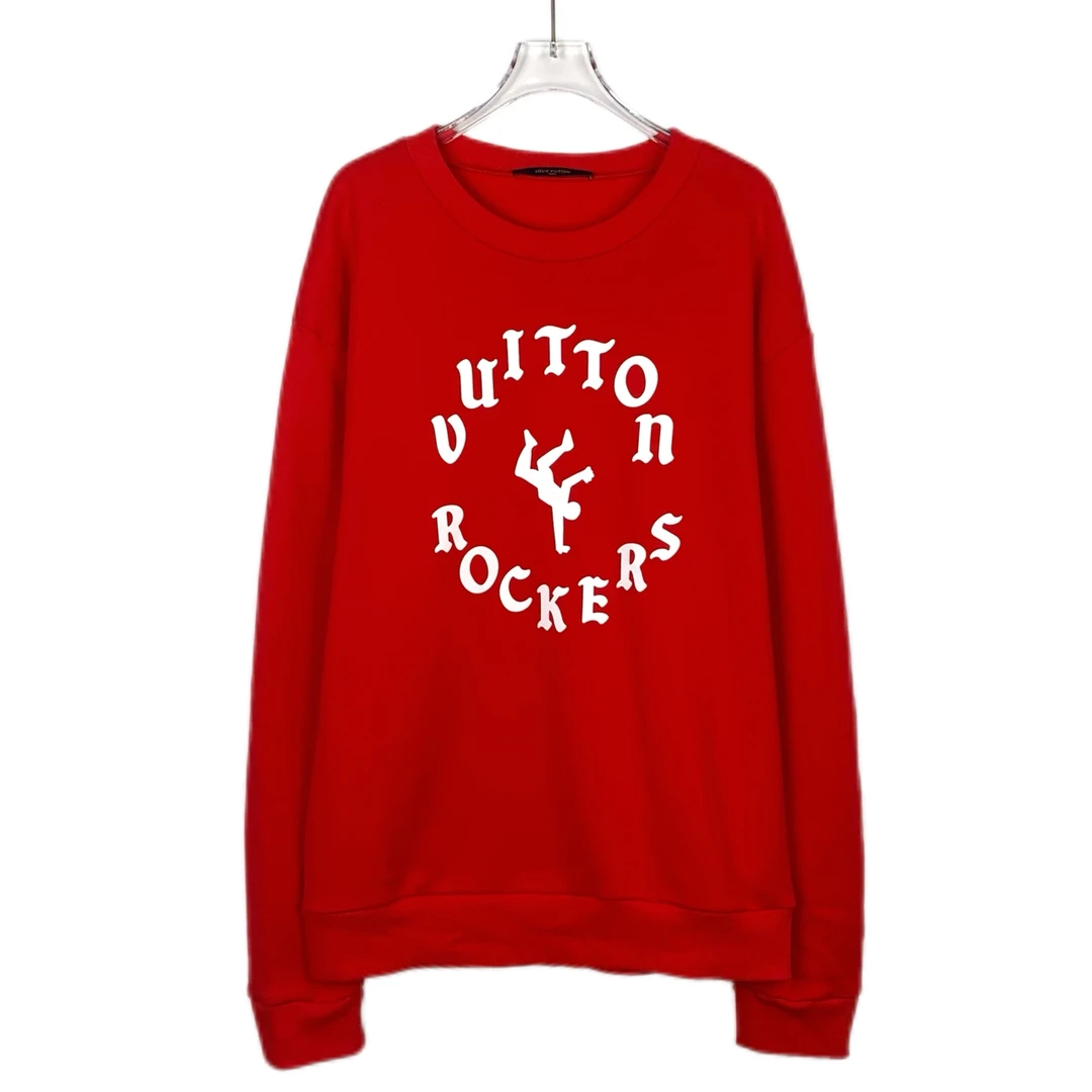 99新 017293 Louis Vuitton Lv 路易威登 22款时钟印花卫衣 L码