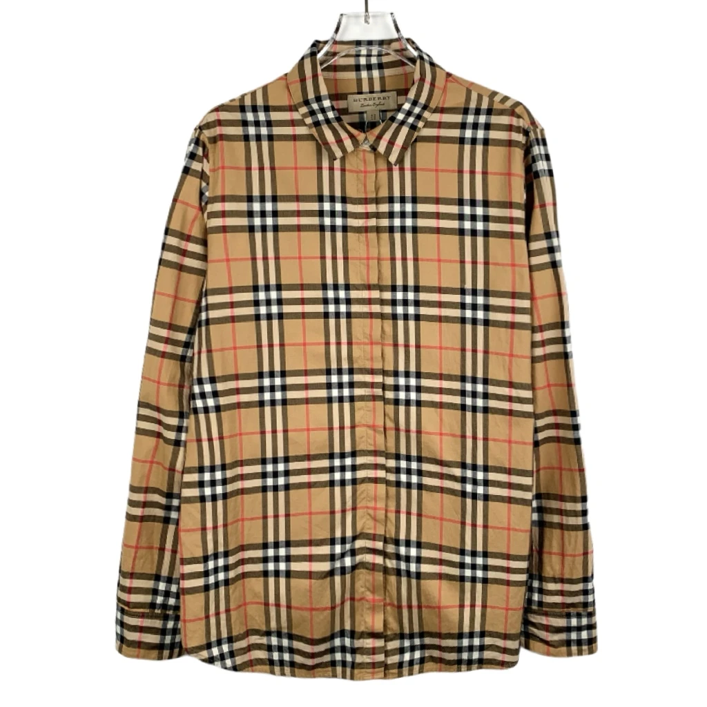 99新 XH 010460 Burberry bbr 博柏利 经典格纹衬衫 44码