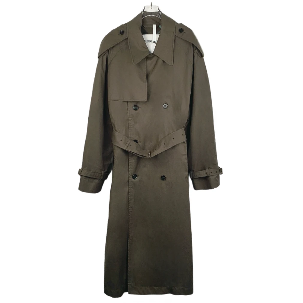 95新 BURBERRY/博柏利 012083 23款 翻领双排扣风衣外套 48码