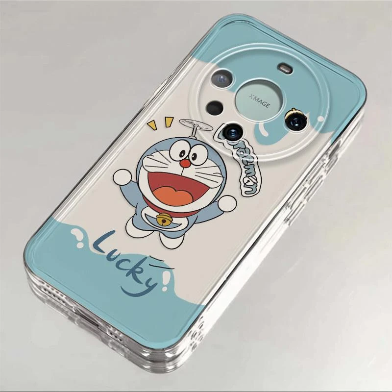 华为mate60网红多啦a梦手机壳卡通高颜值软硅胶保护套全包高级男