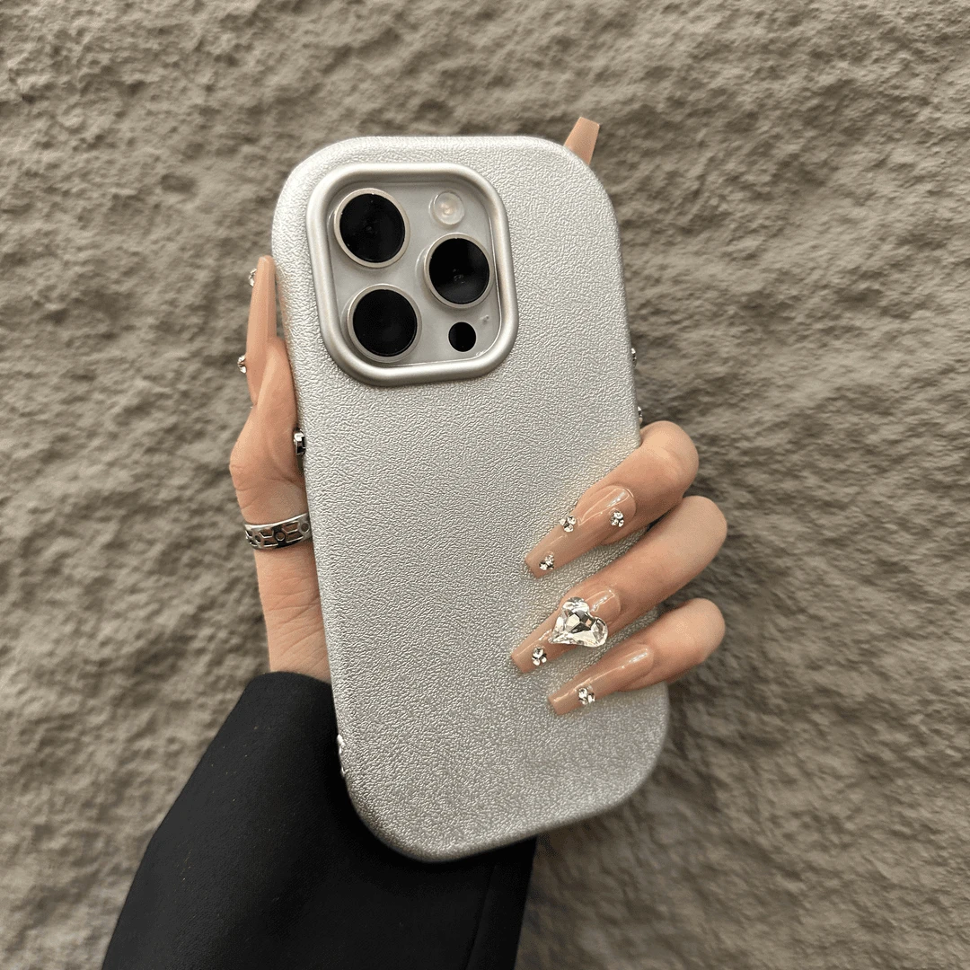 适用苹果15手机壳荔枝纹椭圆磨砂iphone15promax气囊保护14pro软