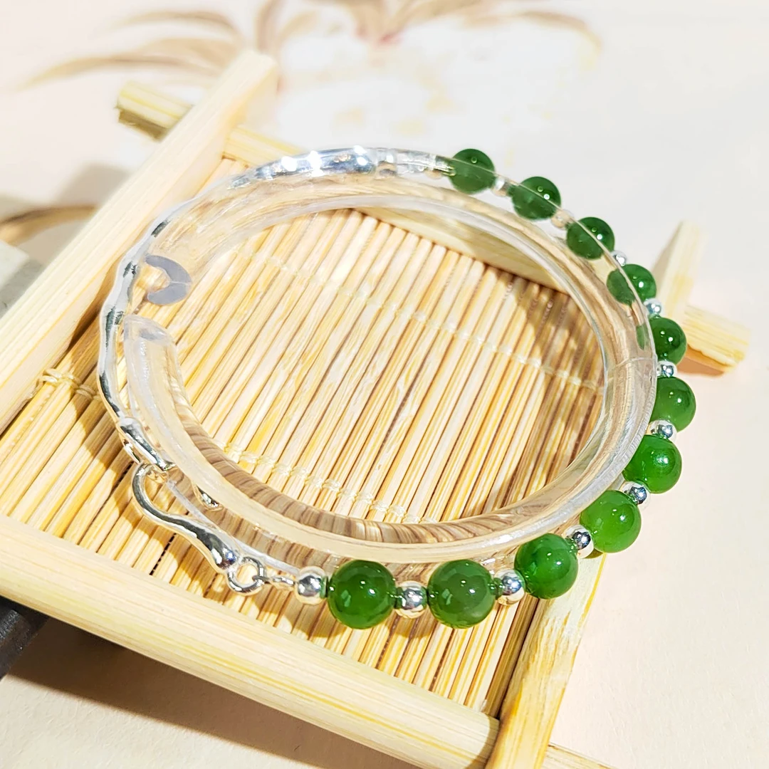 和田玉气质手链 R26 多样性发颜色微差 发货件数一