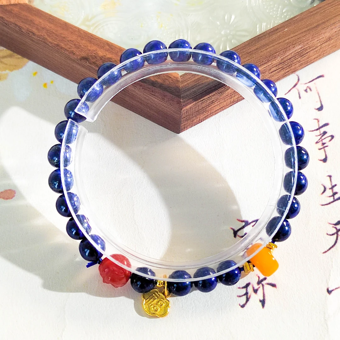 青金石福云手链 ET09 多样性发颜色微差 发货件数一