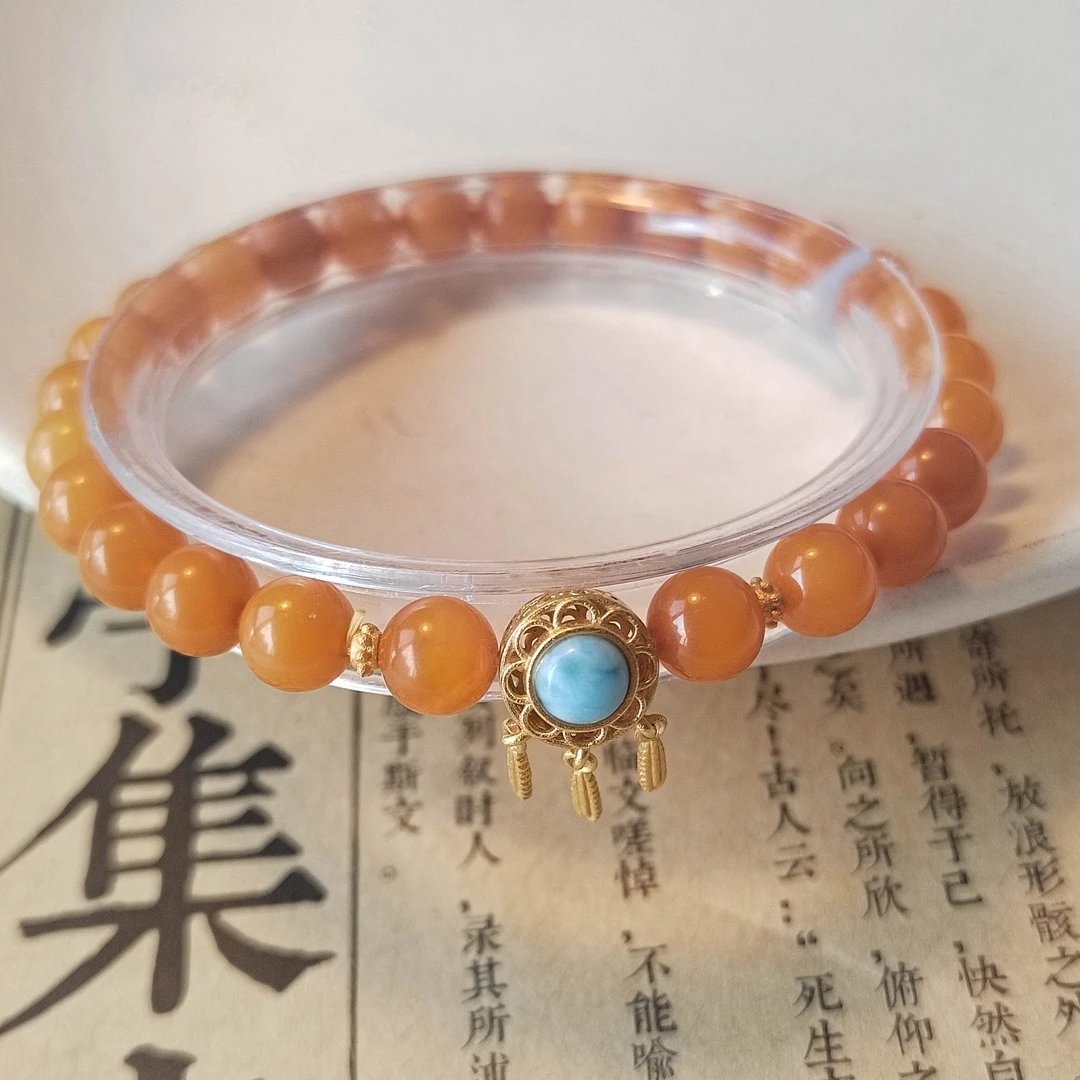 蜜蜡轻奢手链 C37 多样性发颜色微差 发货件数一
