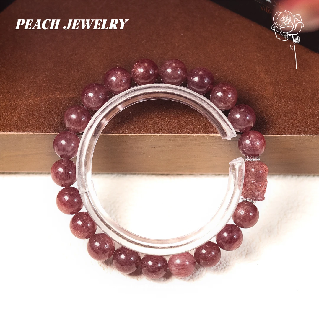 《邮一颗草莓》车厘子草莓晶手链 A585 多样性发一 颜色微差