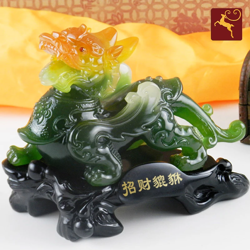 貔貅摆件创意招财貔恘送朋友店铺高档礼品麒麟酒柜电视柜上装饰品