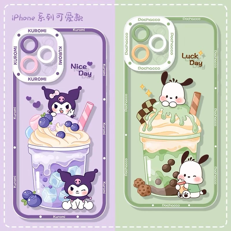 冰淇淋库洛米适用苹果15/16手机壳iPhone13promax创意14卡通小众