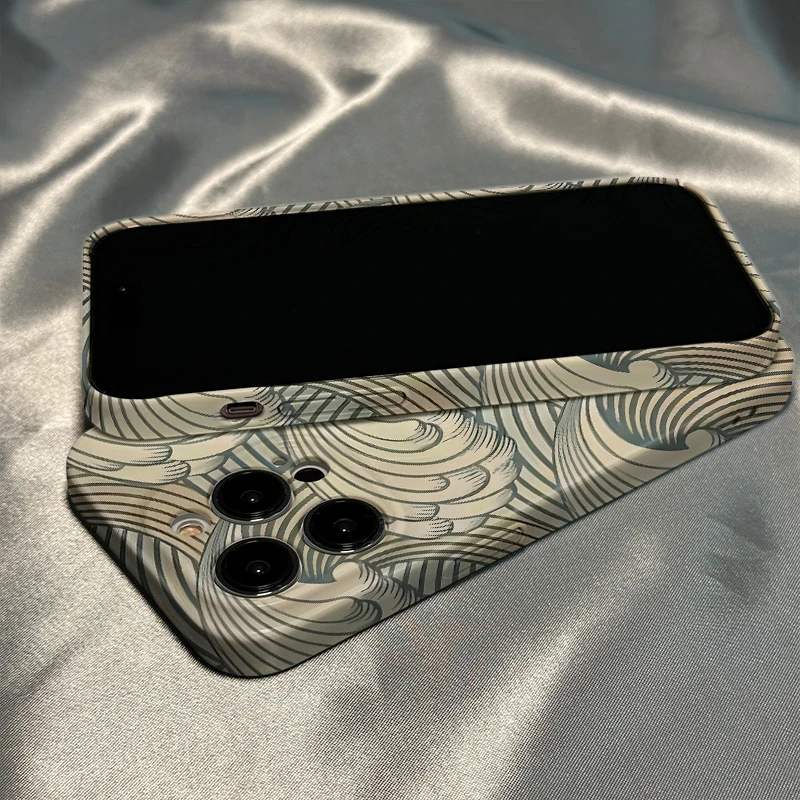 海浪适用苹果14菲林壳iphone13promax手机壳12/11半包/7/小众手机