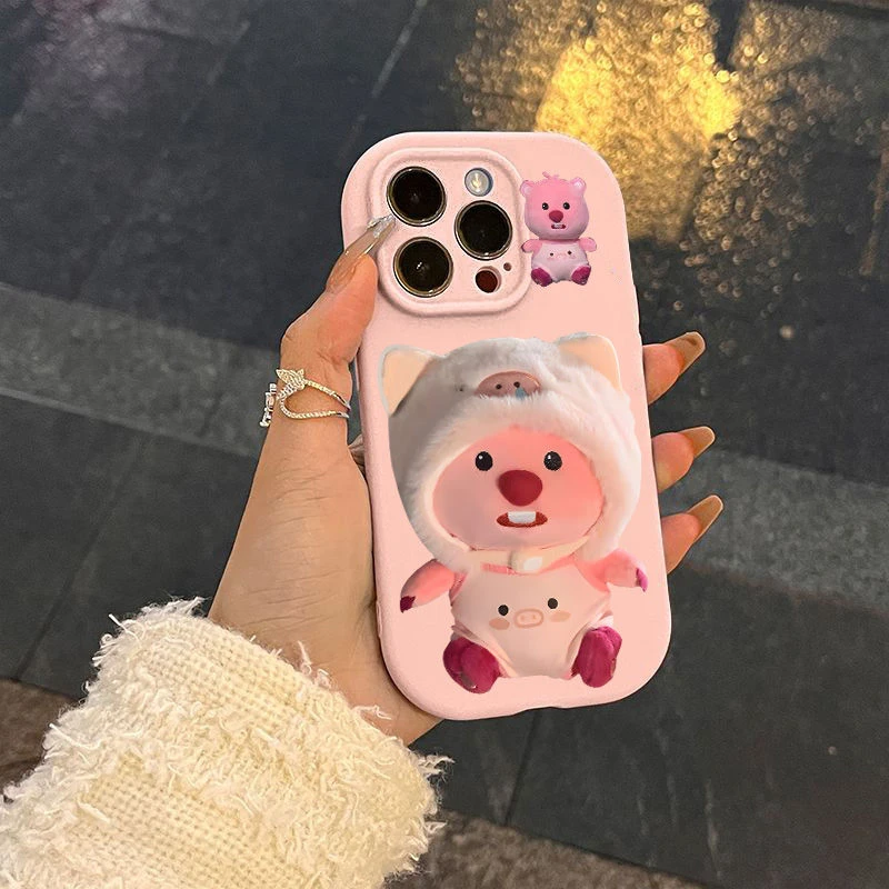 露比适用iPhone14苹果15pro手机壳xr/xs卡通12趣味11全包13promax