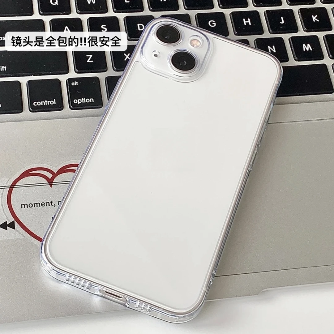苹果13手机壳超薄不易发黄软壳iphone14/12/11裸机手感xs/15proma