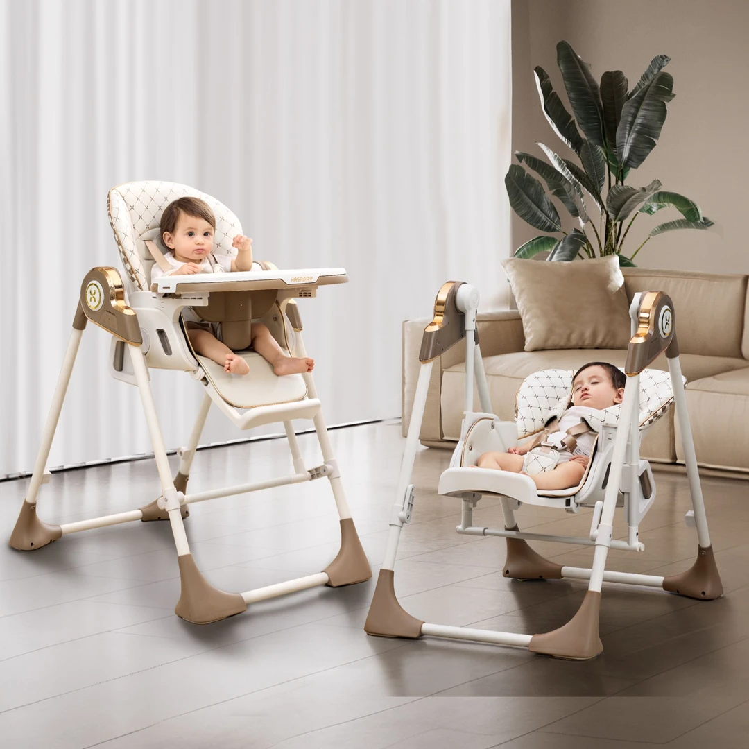 hagaday哈卡达宝宝餐椅婴儿学坐家用哄睡神器餐桌椅摇椅二合一568