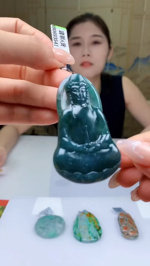 【闪购商品】定制翡翠未镶嵌5029ty-毛货观音115
