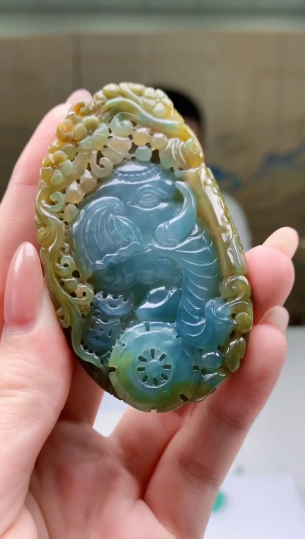 【闪购商品】定制翡翠未镶嵌5112jw-毛货挂件126