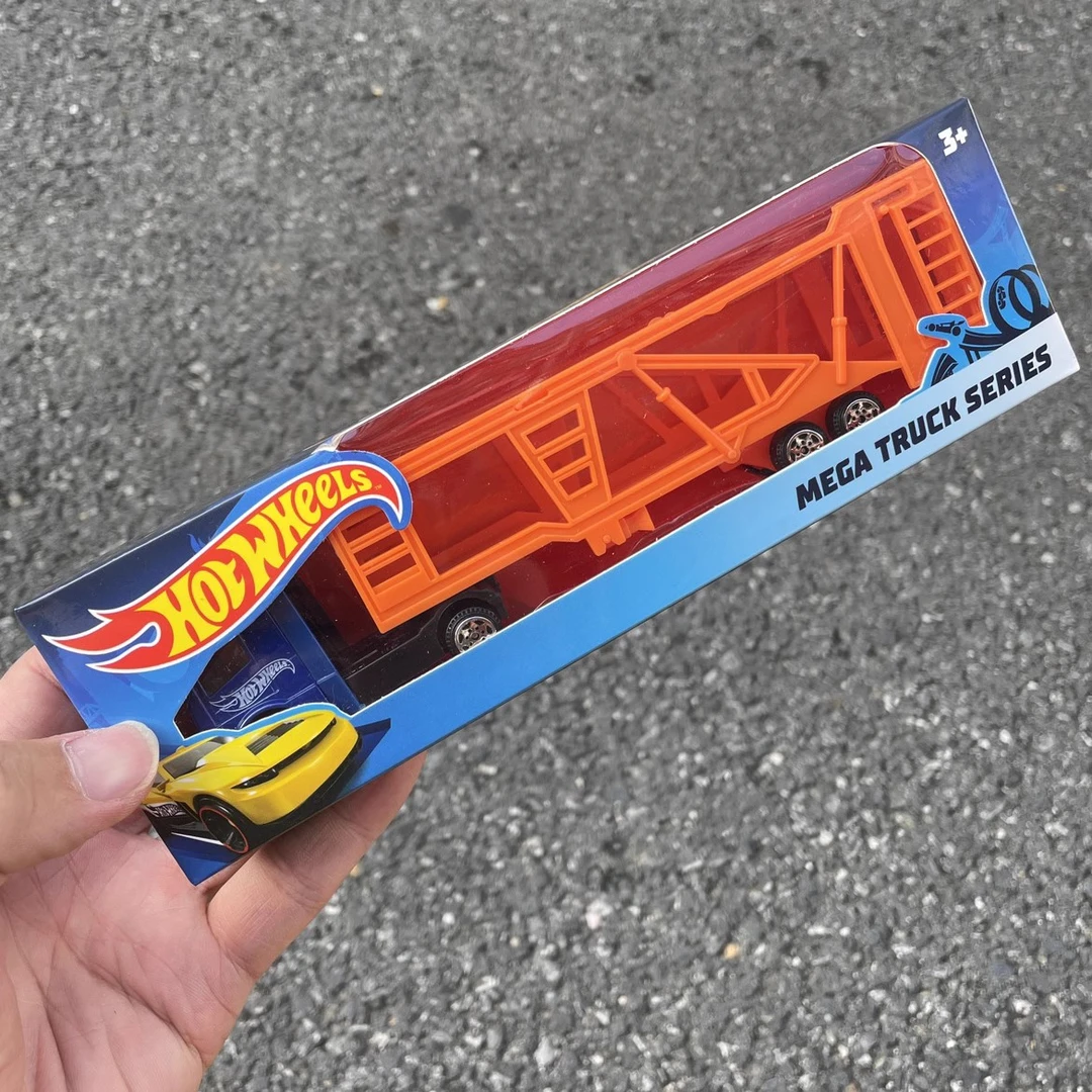 Hotwheels 风火轮轨道合金小车MEGA truck大型货运车双层小车运输