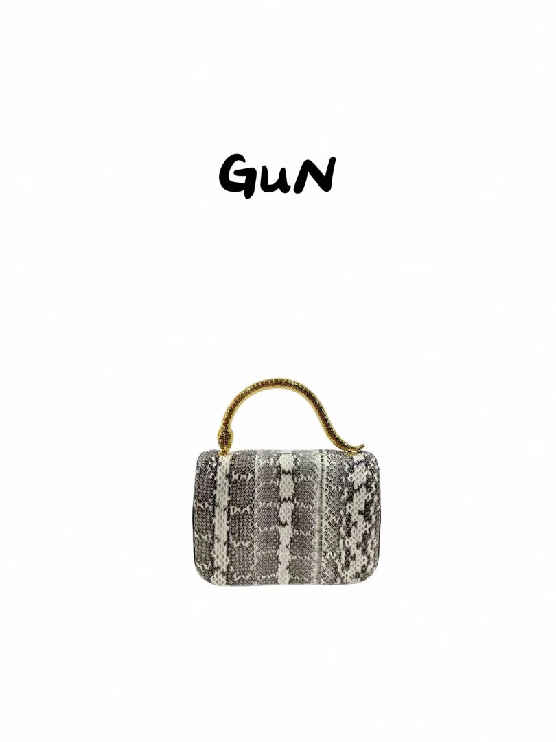 【古尼GUNI】2024时尚百搭轻奢经典女士斜挎手提包88848两色