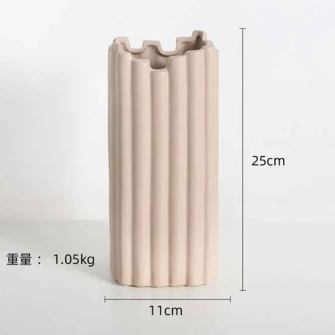 [现货]北欧风莫兰迪陶瓷花瓶