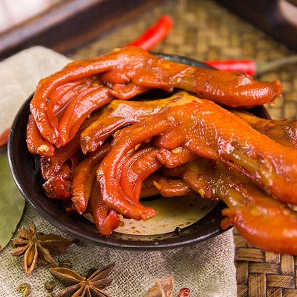 香辣鸭掌80g/袋开袋即食卤味美食江西六只脚特产熟食零食方便食品