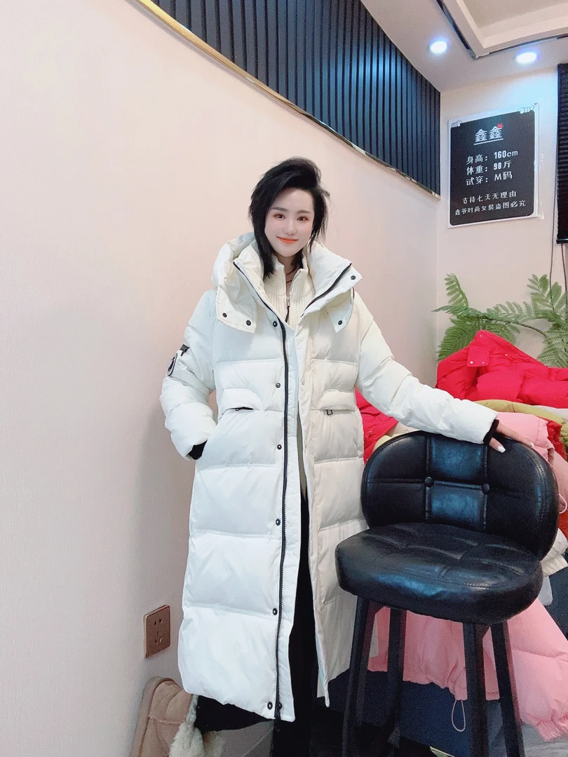 【品质】韩系棉服女中长款新款冬季加厚小廓形简约通勤保暖外套7799