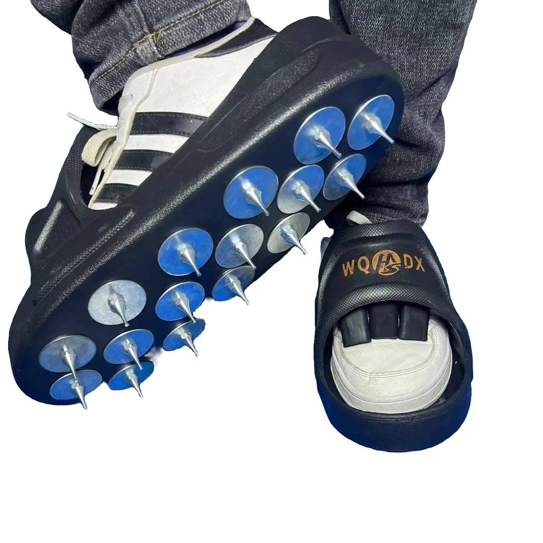 WQDX地坪钉鞋环氧水泥自流平超耐磨聚氨酯砂浆软材质耐磨不用绑带