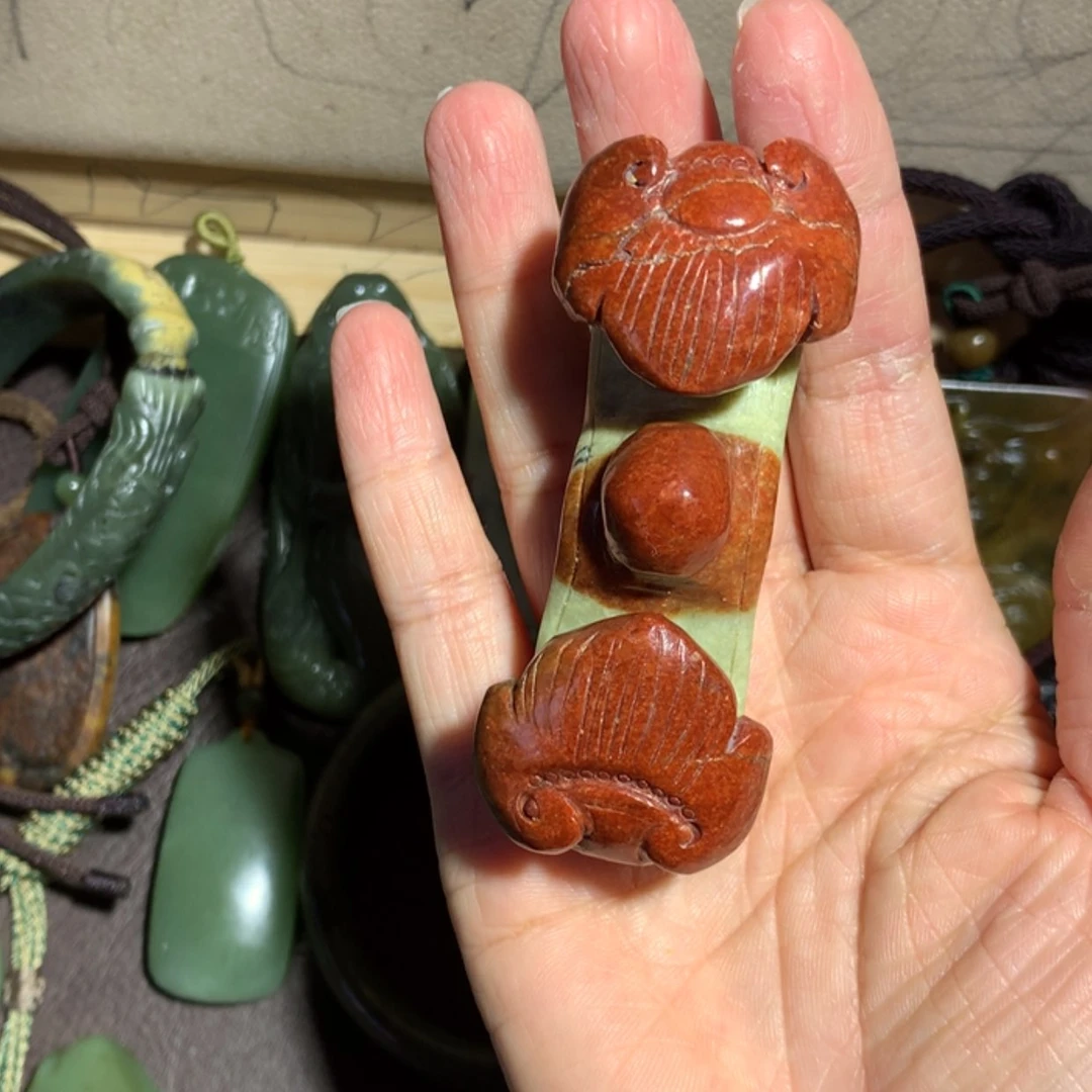 【闪购商品】岫岩河磨玉（透闪石质玉）颈饰未镶嵌椰*