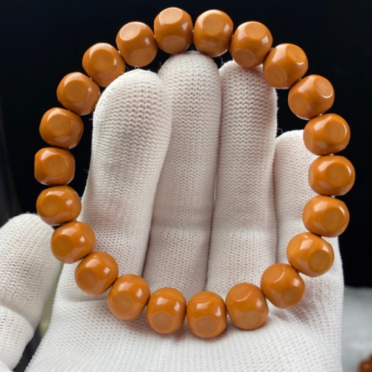 猴头手串精工打磨小六方尺寸10左右