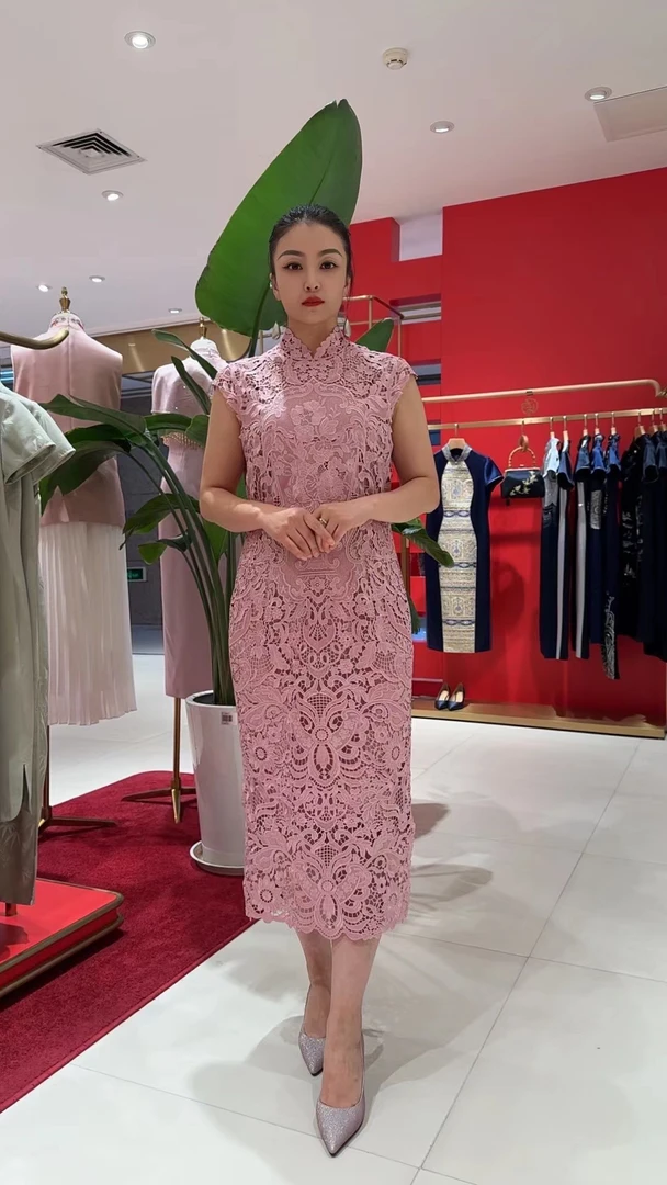 170079一线成衣礼服裙新娘子敬酒服喜妈妈洗婆婆上台旗袍气质时尚