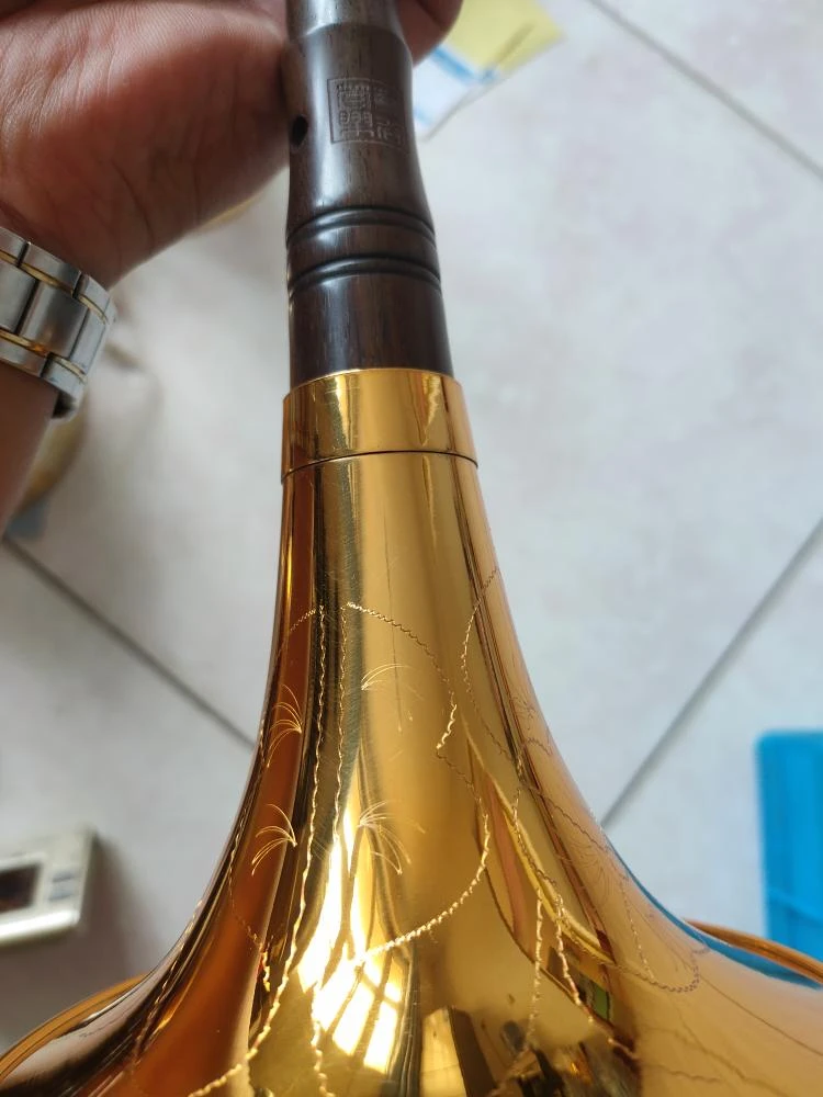 民族乐器唢呐专业演奏百年老红木C调唢呐