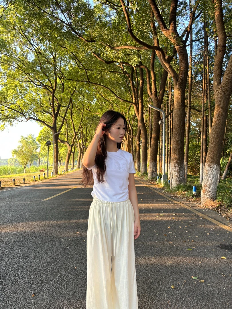 2024潮流新款夏季直筒短袖T恤百搭透气高考毕业季