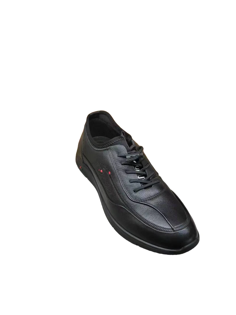 古早人男士休闲鞋软底舒适黑色百搭秋季