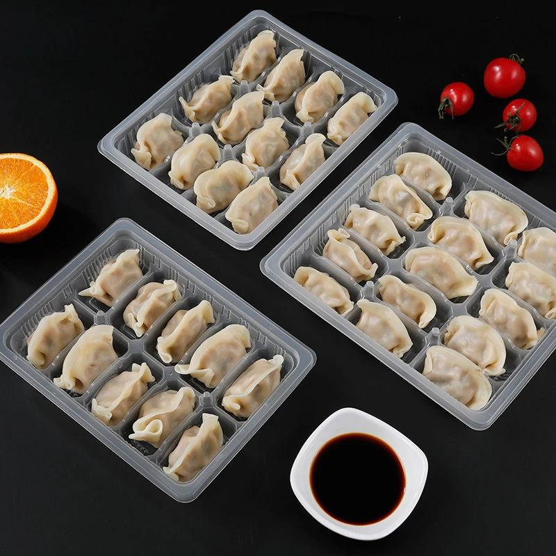包邮透明饺子盒全系列加厚立柱设计生熟均可使用带盖子商用手工